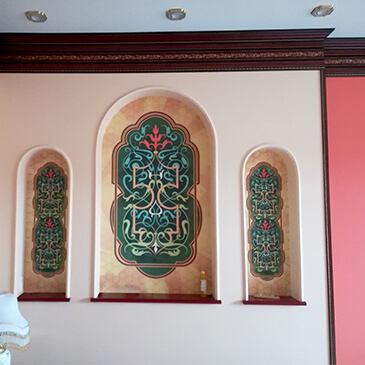 Дизайн в арабском стиле и ремонт спальни в Новосибирске